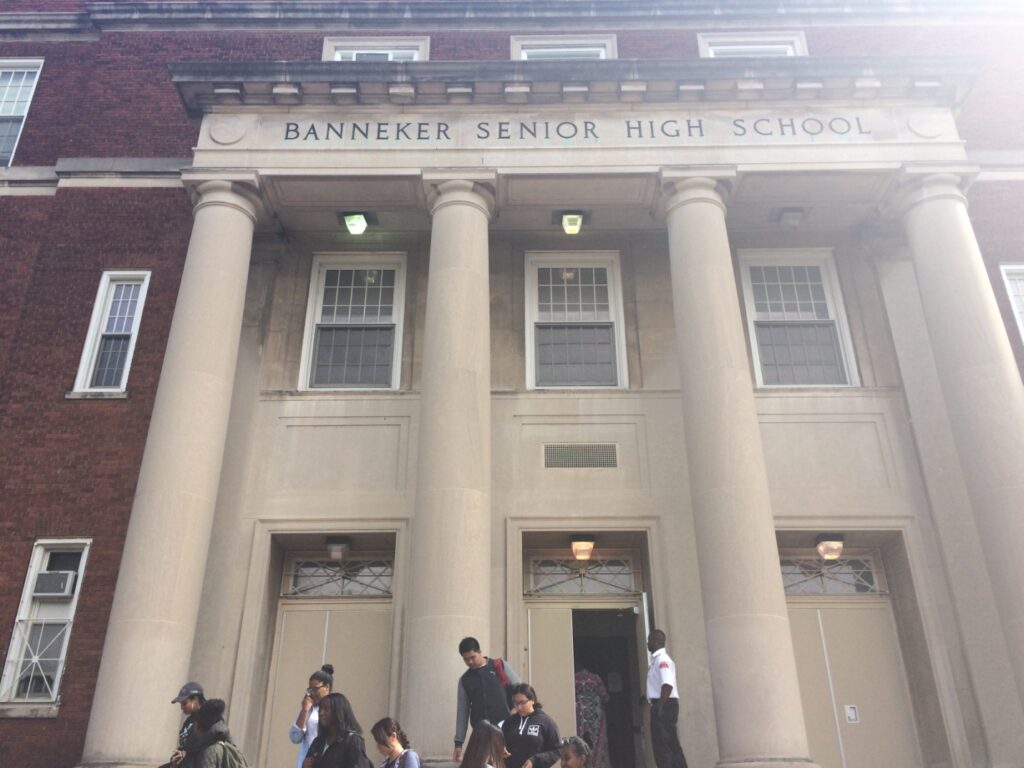 Benjamin Banneker High School in NW Washington, DC.