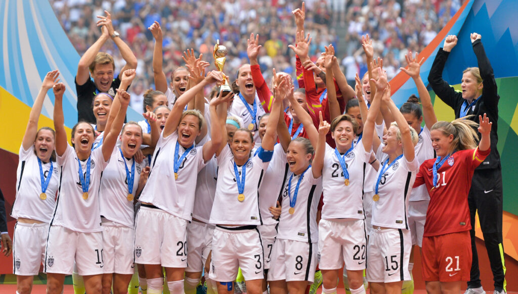 The United States Women’s Soccer team recognized by the U.S. Olympic Committee as the U.S. Women’s World Cup Team as Olympic Team of the Year for their performance in the 2015 FIFA Women’s World Cup.
